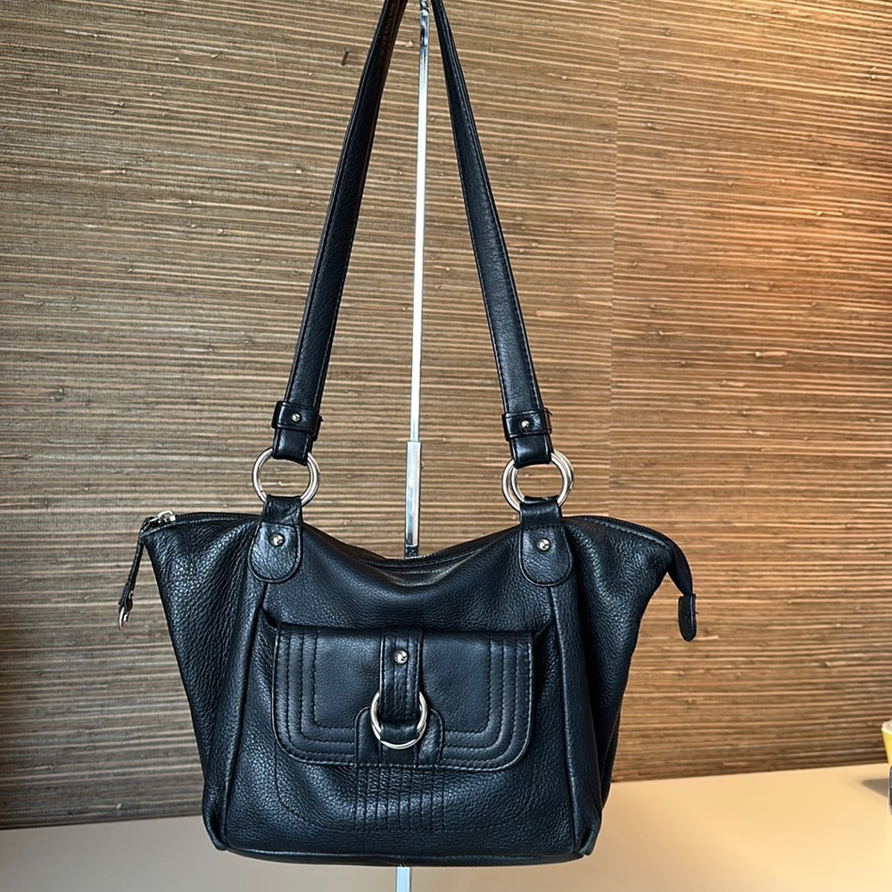 Stone Mountain Black Shoulder Bag